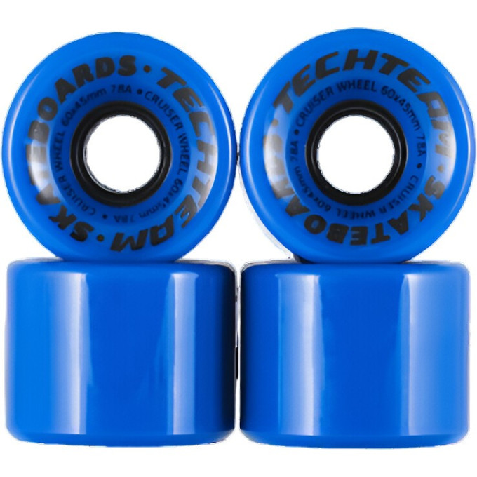 Колеса TECH TEAM 52х32, 95А, 70% отскок, 4шт. Круглые (для скейта) wheels round 52х32 W0006157