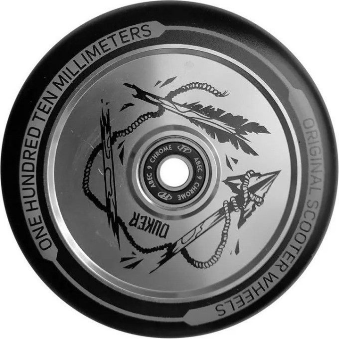Колесо для самоката TECH TEAM DUKER 404, 110*24 мм, grey NN002338