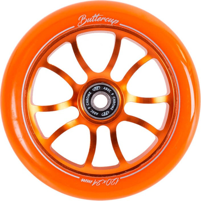 Колесо TECH TEAM для самоката X-Treme 120*24мм, Buttercup, orange NN010602
