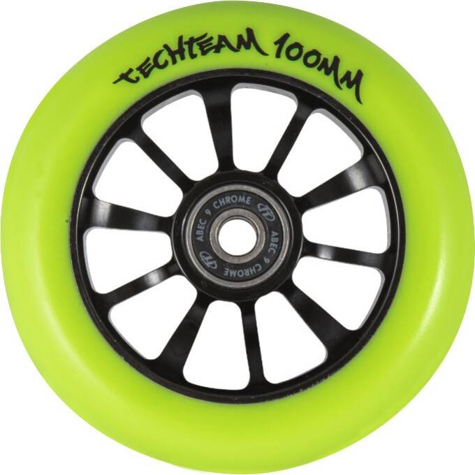 Колесо TECH TEAM для самоката X-Treme 120*24мм, Onion, yellow NN011131